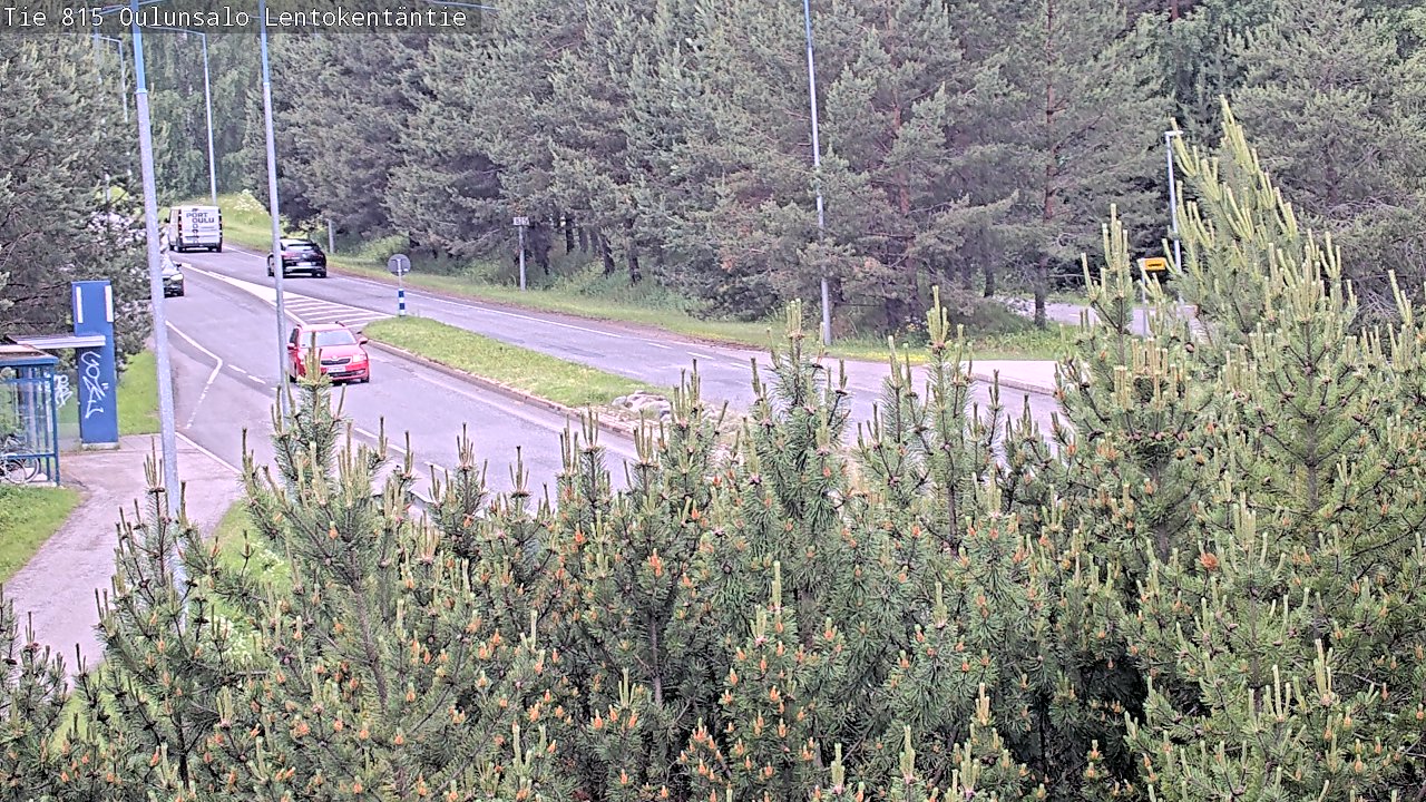 Kelikamerat Kuva Tie 816 Oulunsalo, Lentokentäntie, Oulu, Pohjois-Pohjanmaa