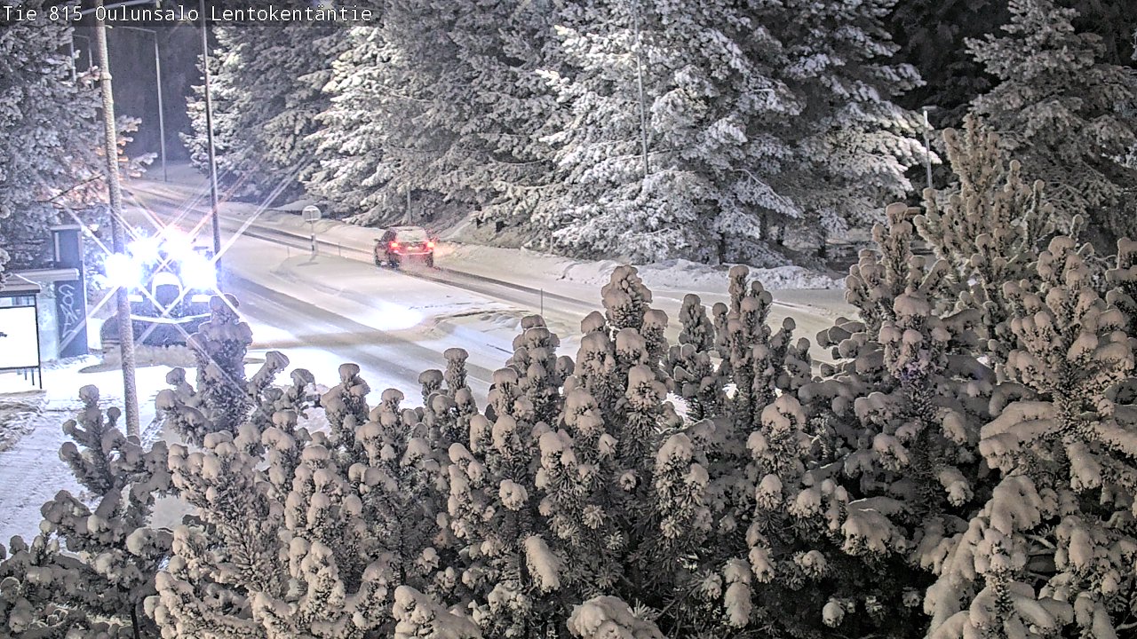 Kelikamerat Kuva Tie 816 Oulunsalo, Lentokentäntie, Oulu, Pohjois-Pohjanmaa