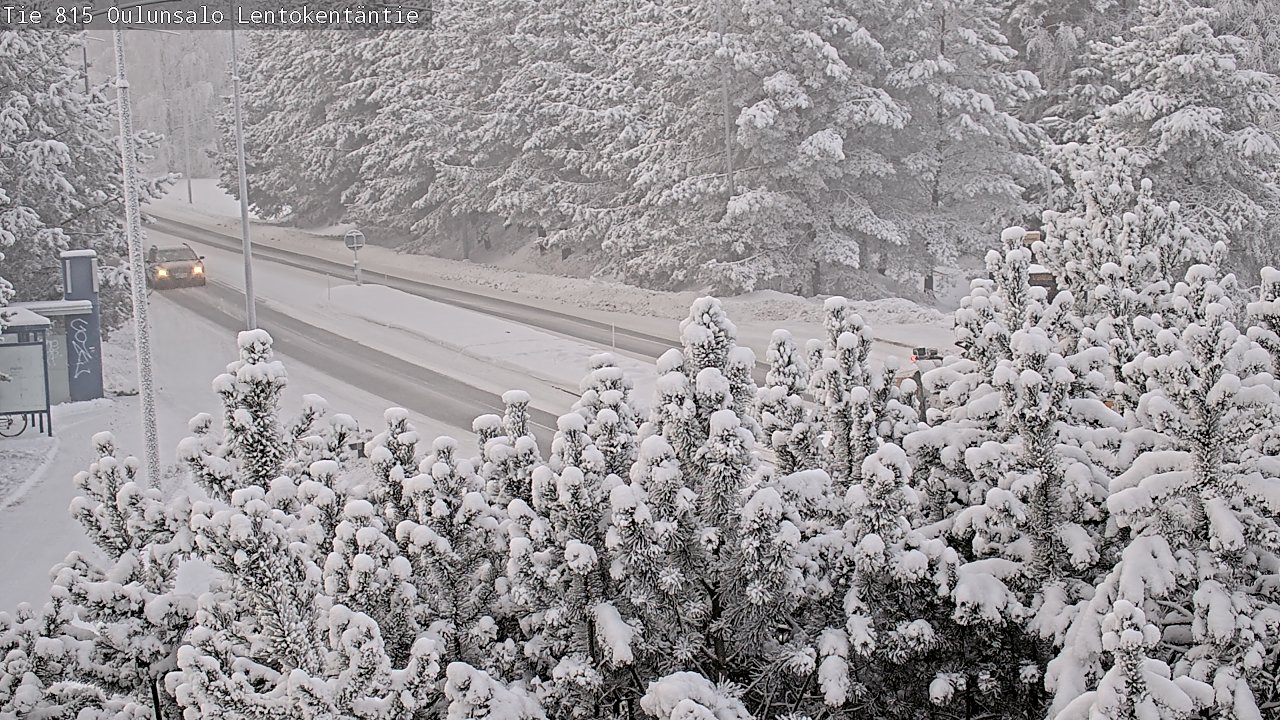 Kelikamerat Kuva Tie 816 Oulunsalo, Lentokentäntie, Oulu, Pohjois-Pohjanmaa