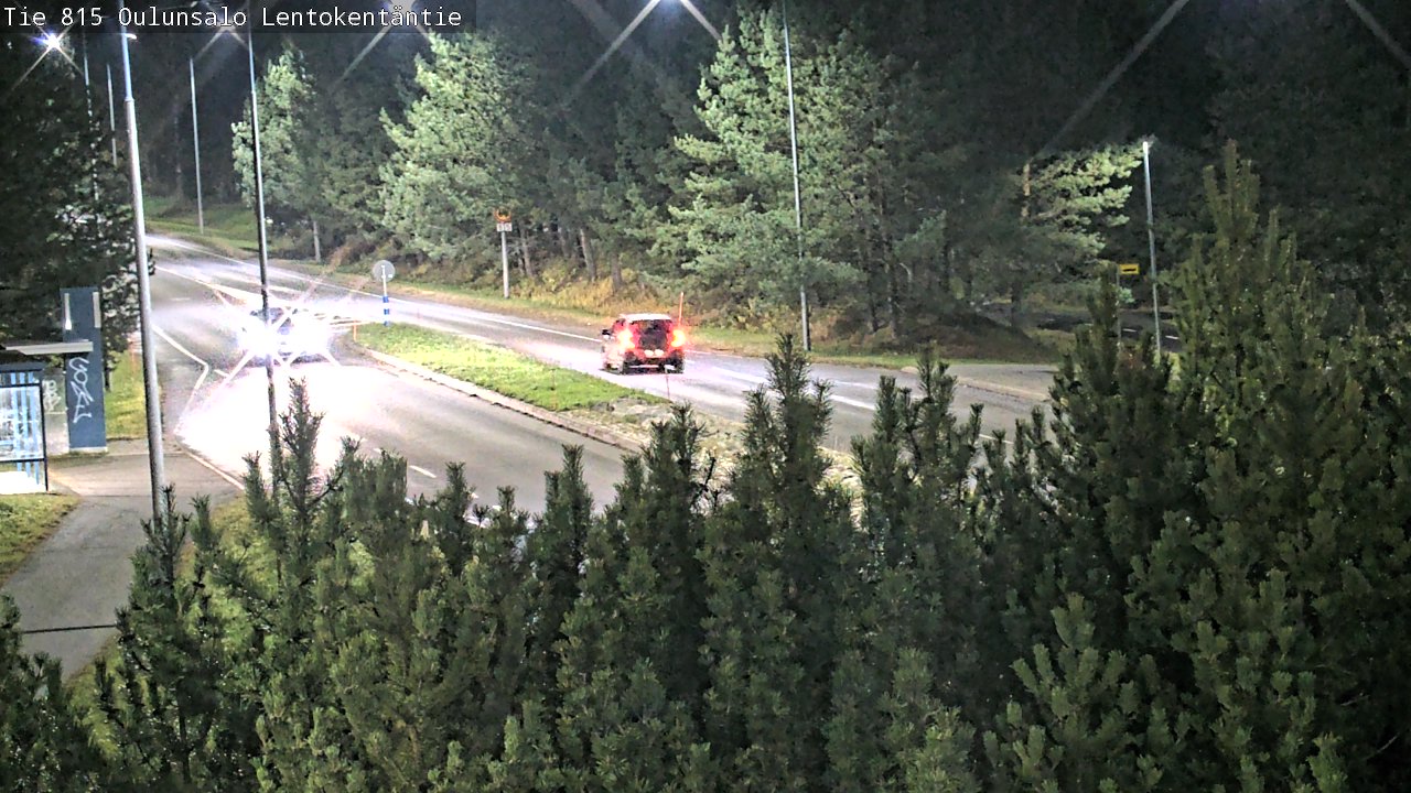 Kelikamerat Kuva Tie 816 Oulunsalo, Lentokentäntie, Oulu, Pohjois-Pohjanmaa