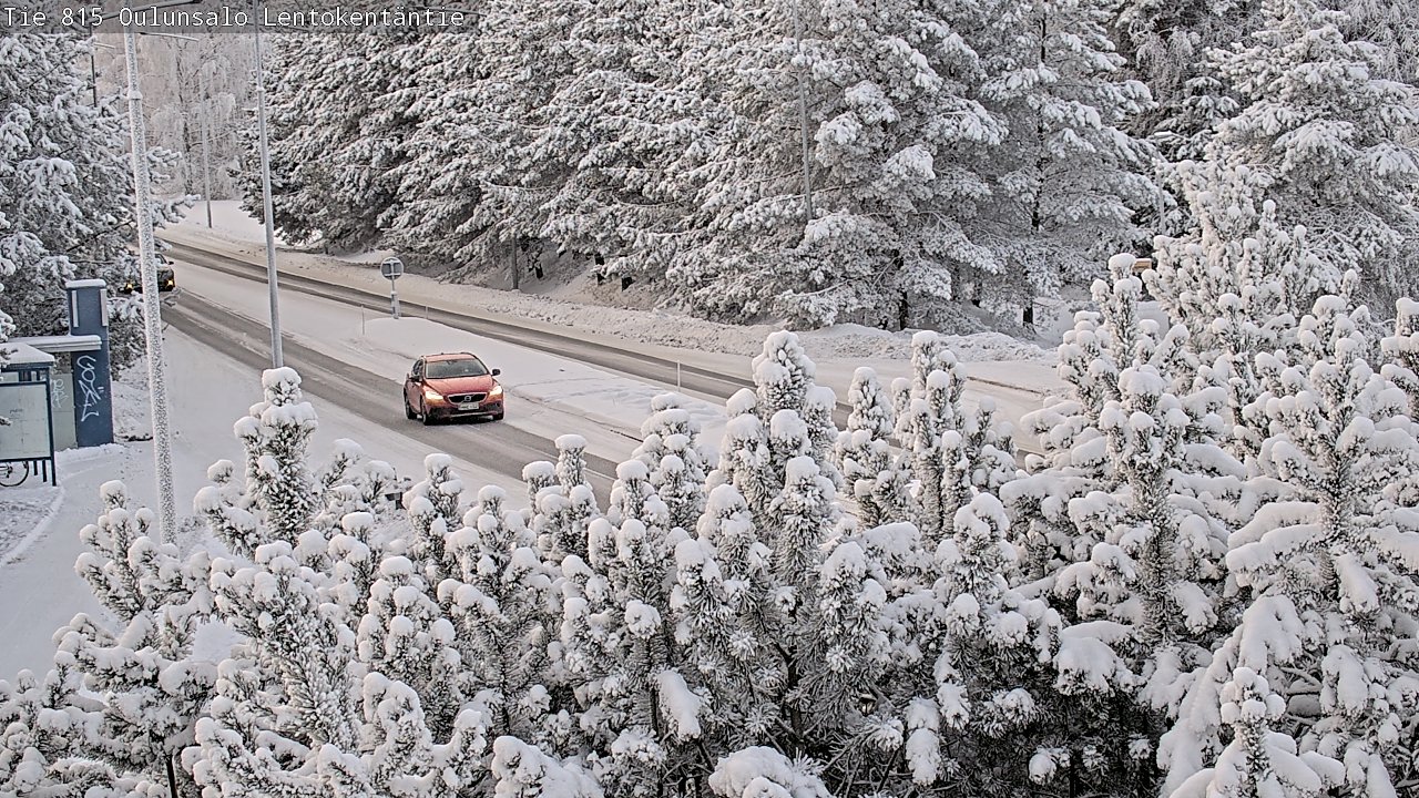 Kelikamerat Kuva Tie 816 Oulunsalo, Lentokentäntie, Oulu, Pohjois-Pohjanmaa