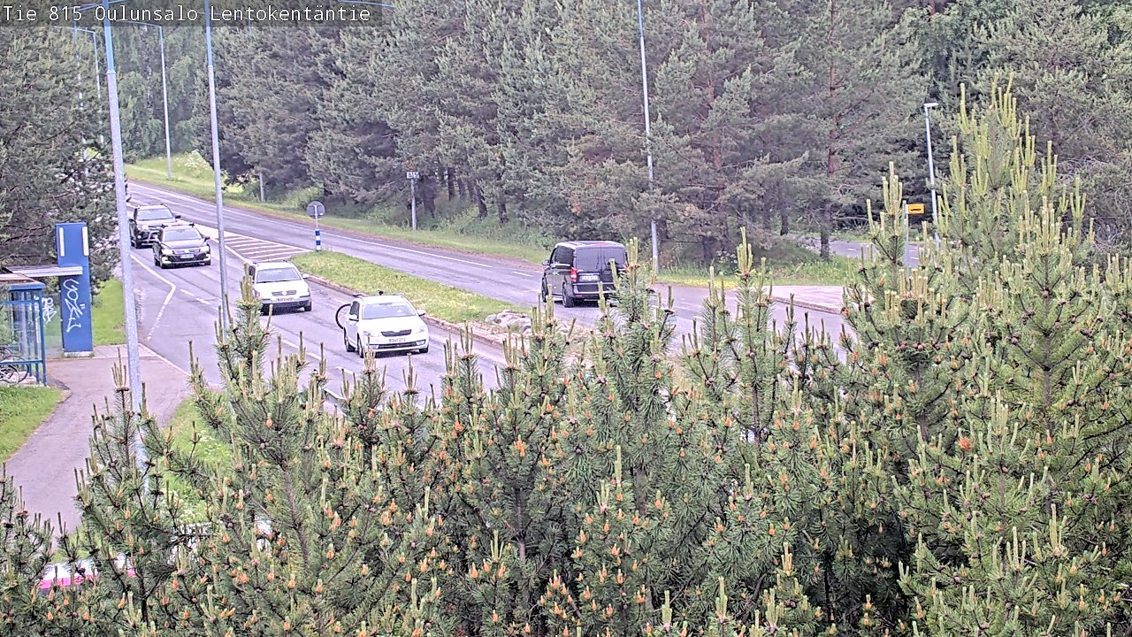 Kelikamerat Kuva Tie 816 Oulunsalo, Lentokentäntie, Oulu, Pohjois-Pohjanmaa