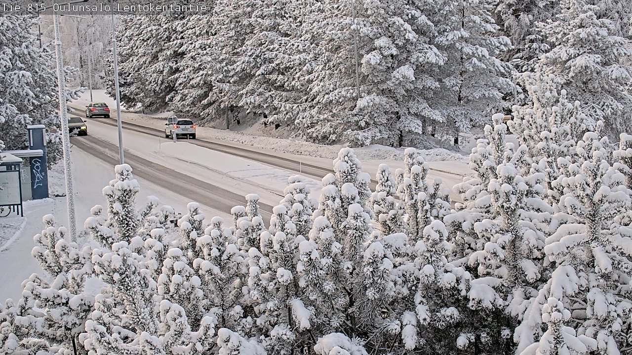 Kelikamerat Kuva Tie 816 Oulunsalo, Lentokentäntie, Oulu, Pohjois-Pohjanmaa