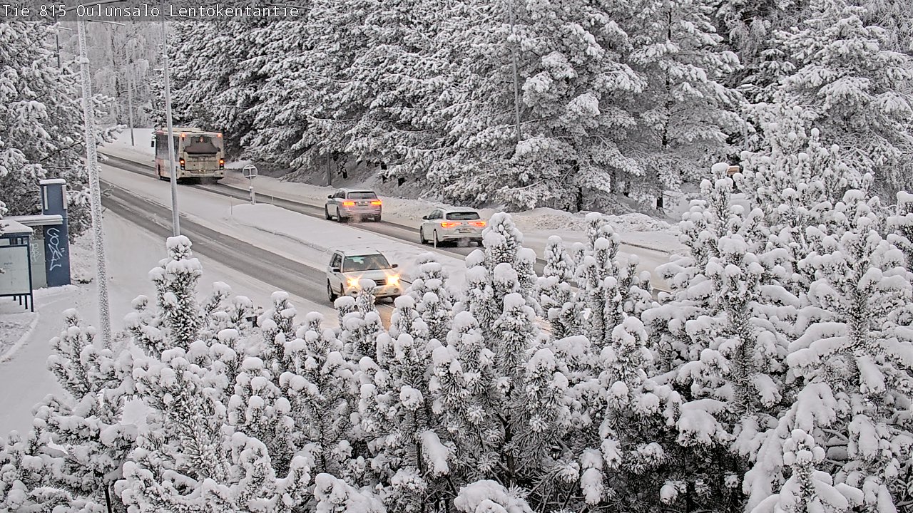 Weather Camera Image Road 816 Oulunsalo, Lentokentäntie, Oulu, Pohjois-Pohjanmaa