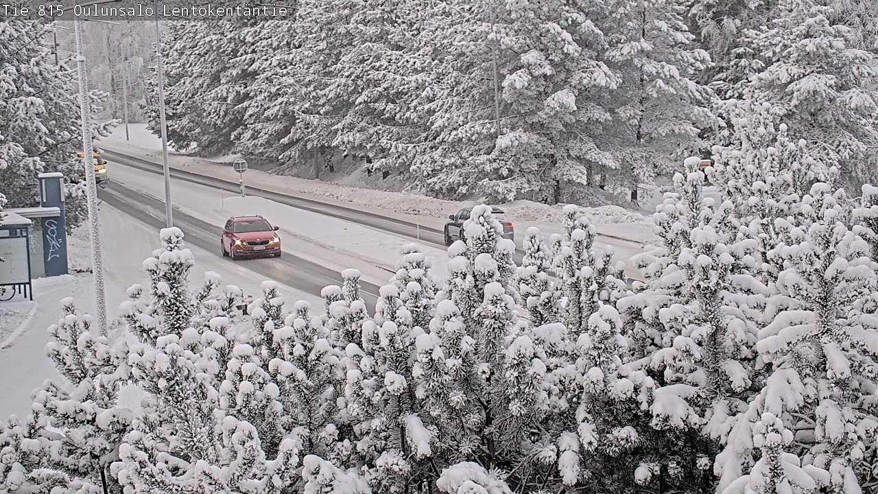 Kelikamerat Kuva Tie 816 Oulunsalo, Lentokentäntie, Oulu, Pohjois-Pohjanmaa