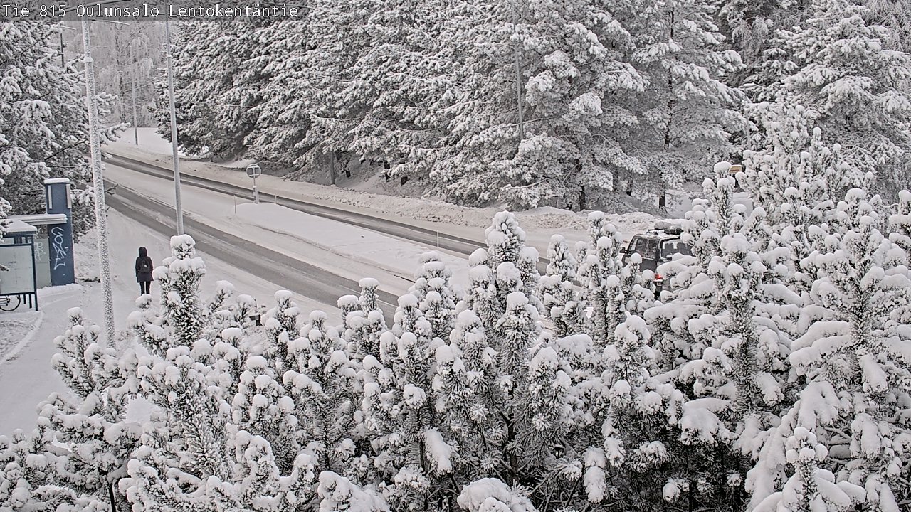 Kelikamerat Kuva Tie 816 Oulunsalo, Lentokentäntie, Oulu, Pohjois-Pohjanmaa