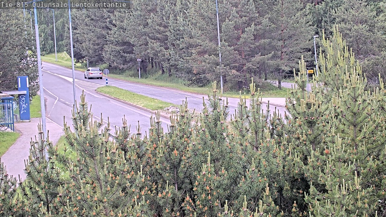Kelikamerat Kuva Tie 816 Oulunsalo, Lentokentäntie, Oulu, Pohjois-Pohjanmaa