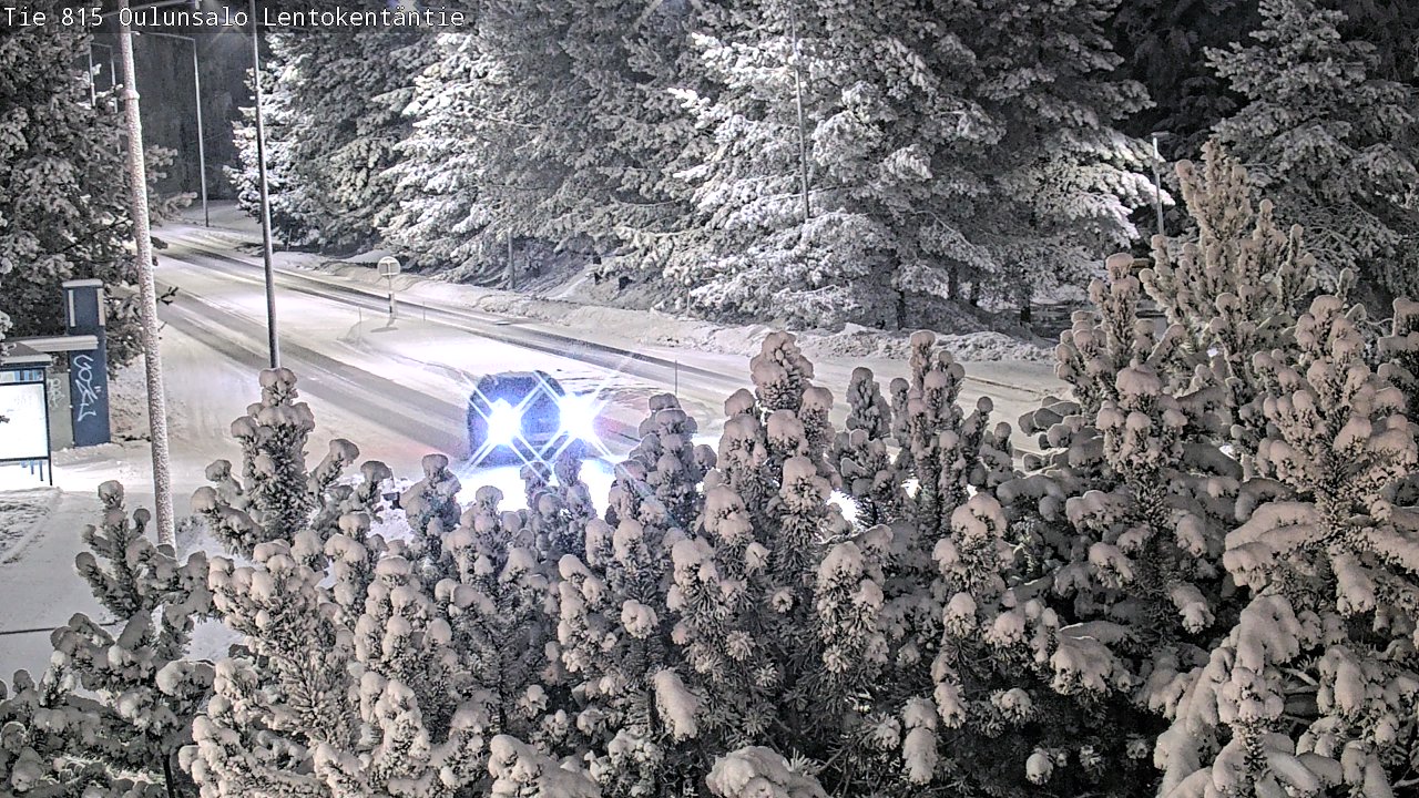 Kelikamerat Kuva Tie 816 Oulunsalo, Lentokentäntie, Oulu, Pohjois-Pohjanmaa