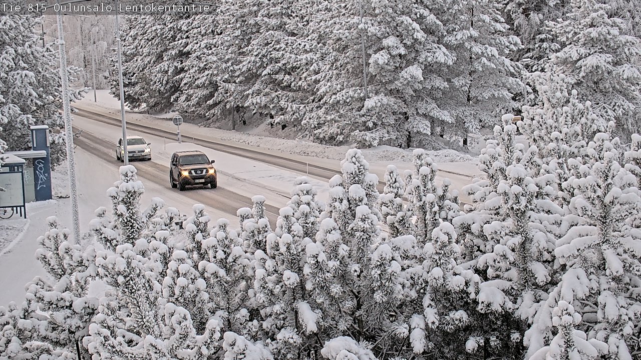 Kelikamerat Kuva Tie 816 Oulunsalo, Lentokentäntie, Oulu, Pohjois-Pohjanmaa