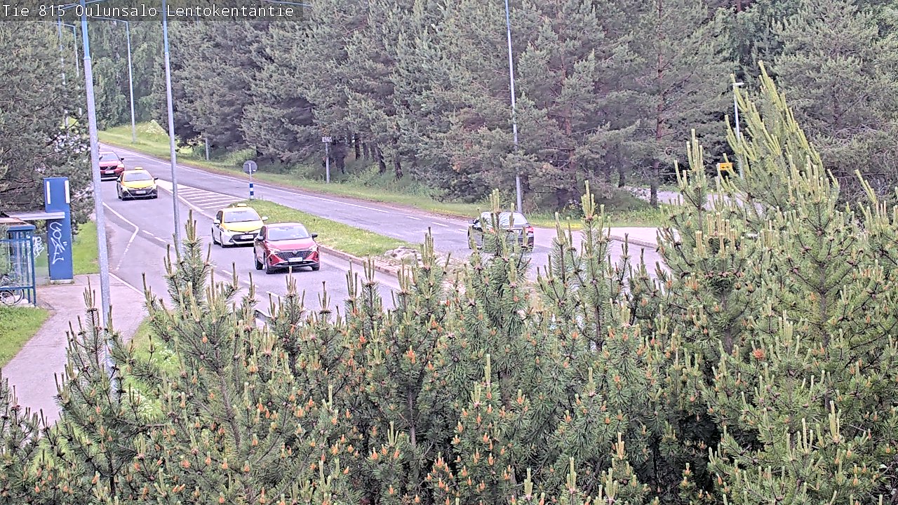 Kelikamerat Kuva Tie 816 Oulunsalo, Lentokentäntie, Oulu, Pohjois-Pohjanmaa
