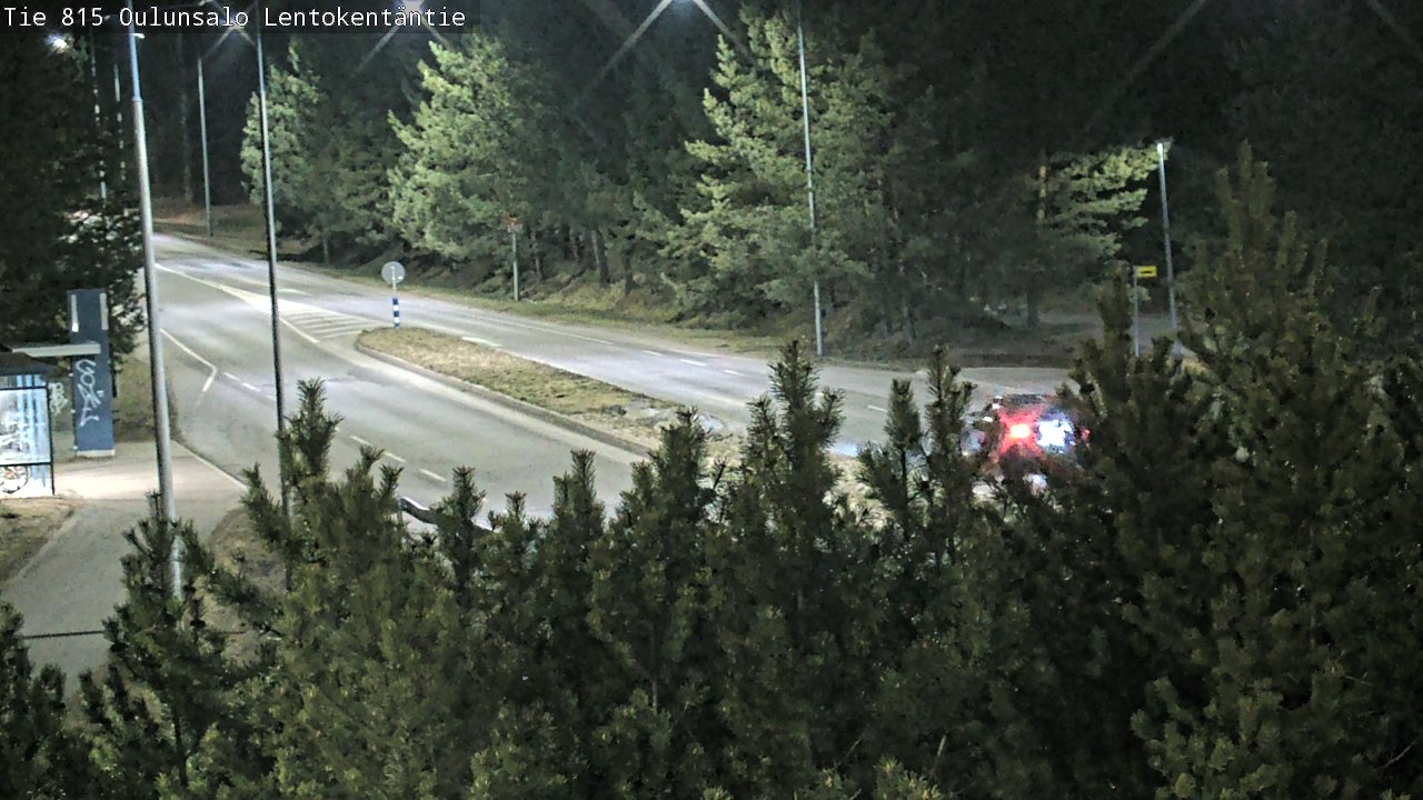 Weather Camera Image Road 816 Oulunsalo, Lentokentäntie, Oulu, Pohjois-Pohjanmaa
