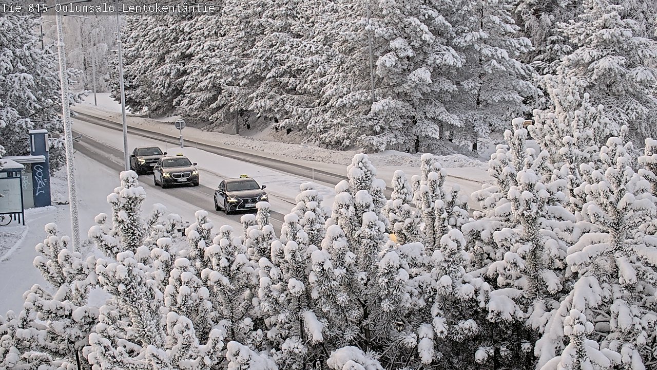 Kelikamerat Kuva Tie 816 Oulunsalo, Lentokentäntie, Oulu, Pohjois-Pohjanmaa