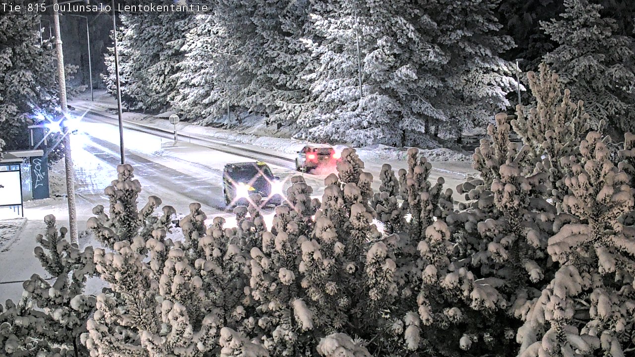 Kelikamerat Kuva Tie 816 Oulunsalo, Lentokentäntie, Oulu, Pohjois-Pohjanmaa