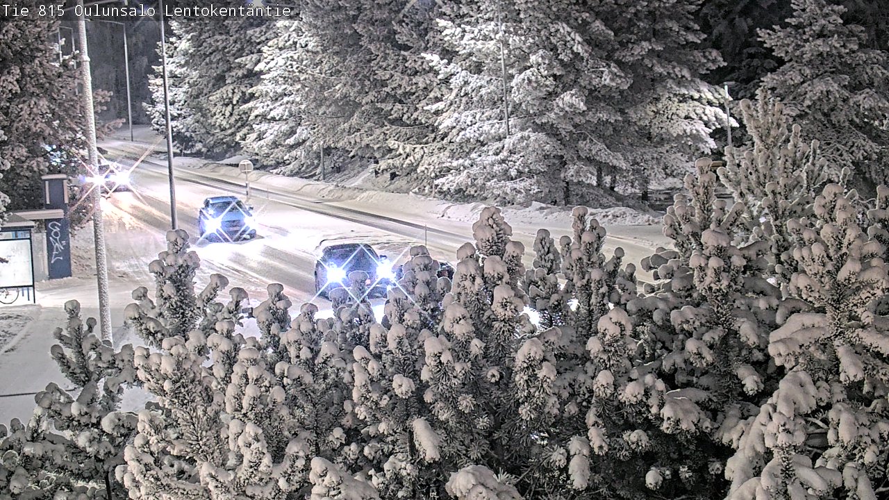 Kelikamerat Kuva Tie 816 Oulunsalo, Lentokentäntie, Oulu, Pohjois-Pohjanmaa