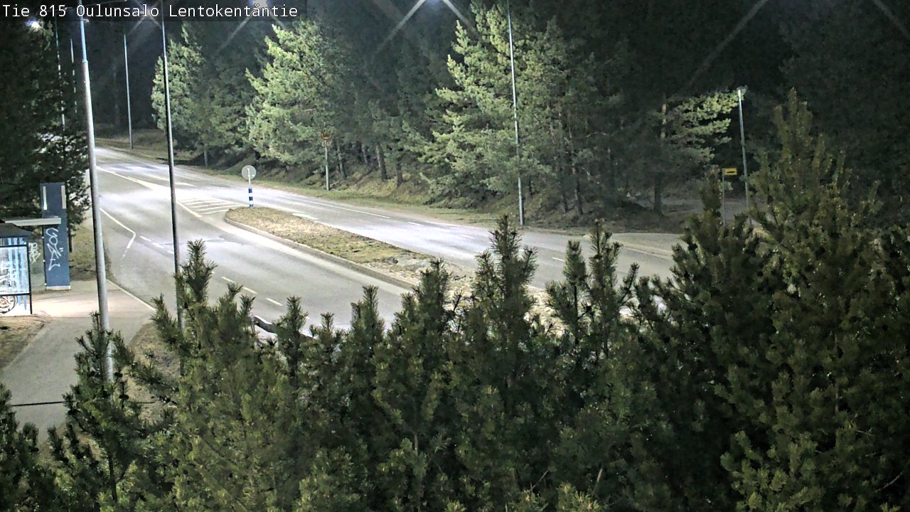 Weather Camera Image Road 816 Oulunsalo, Lentokentäntie, Oulu, Pohjois-Pohjanmaa