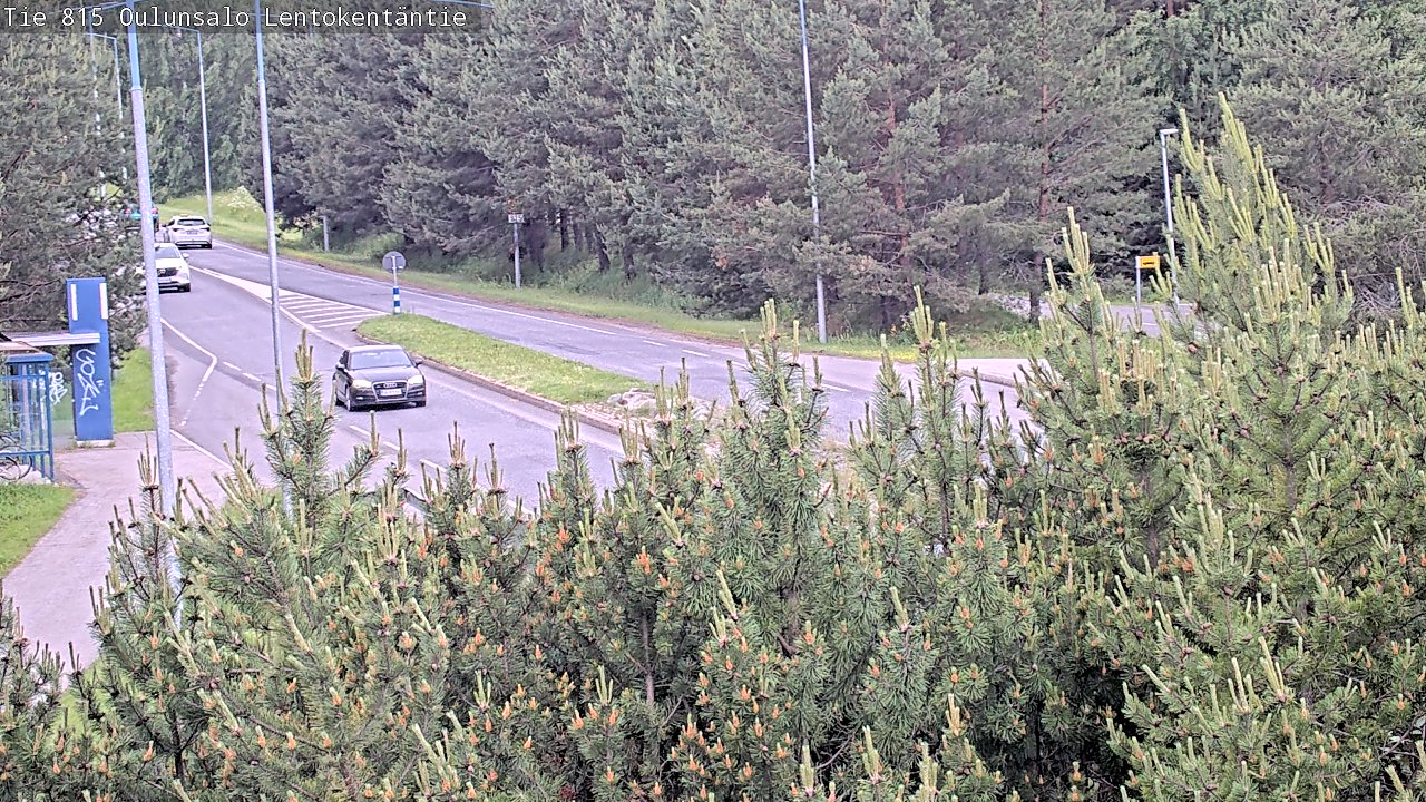 Kelikamerat Kuva Tie 816 Oulunsalo, Lentokentäntie, Oulu, Pohjois-Pohjanmaa