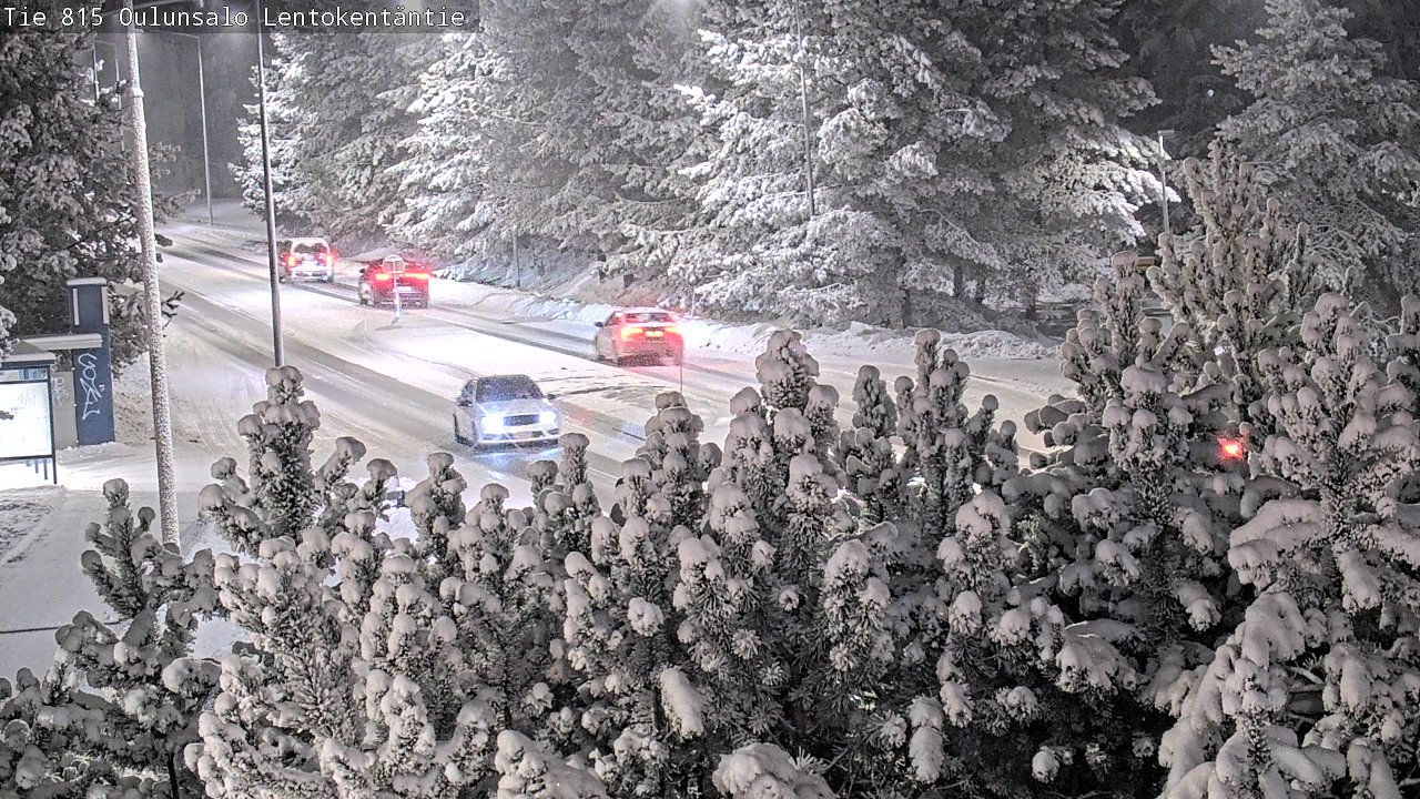 Kelikamerat Kuva Tie 816 Oulunsalo, Lentokentäntie, Oulu, Pohjois-Pohjanmaa