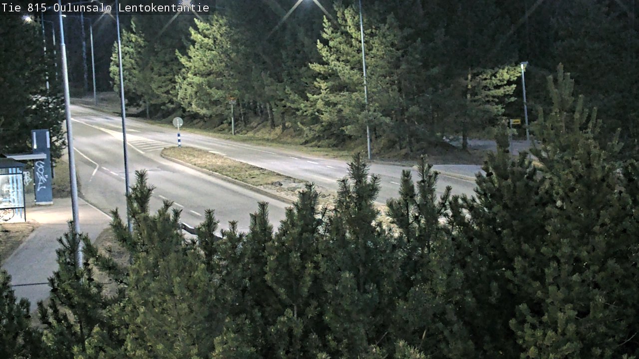 Weather Camera Image Road 816 Oulunsalo, Lentokentäntie, Oulu, Pohjois-Pohjanmaa