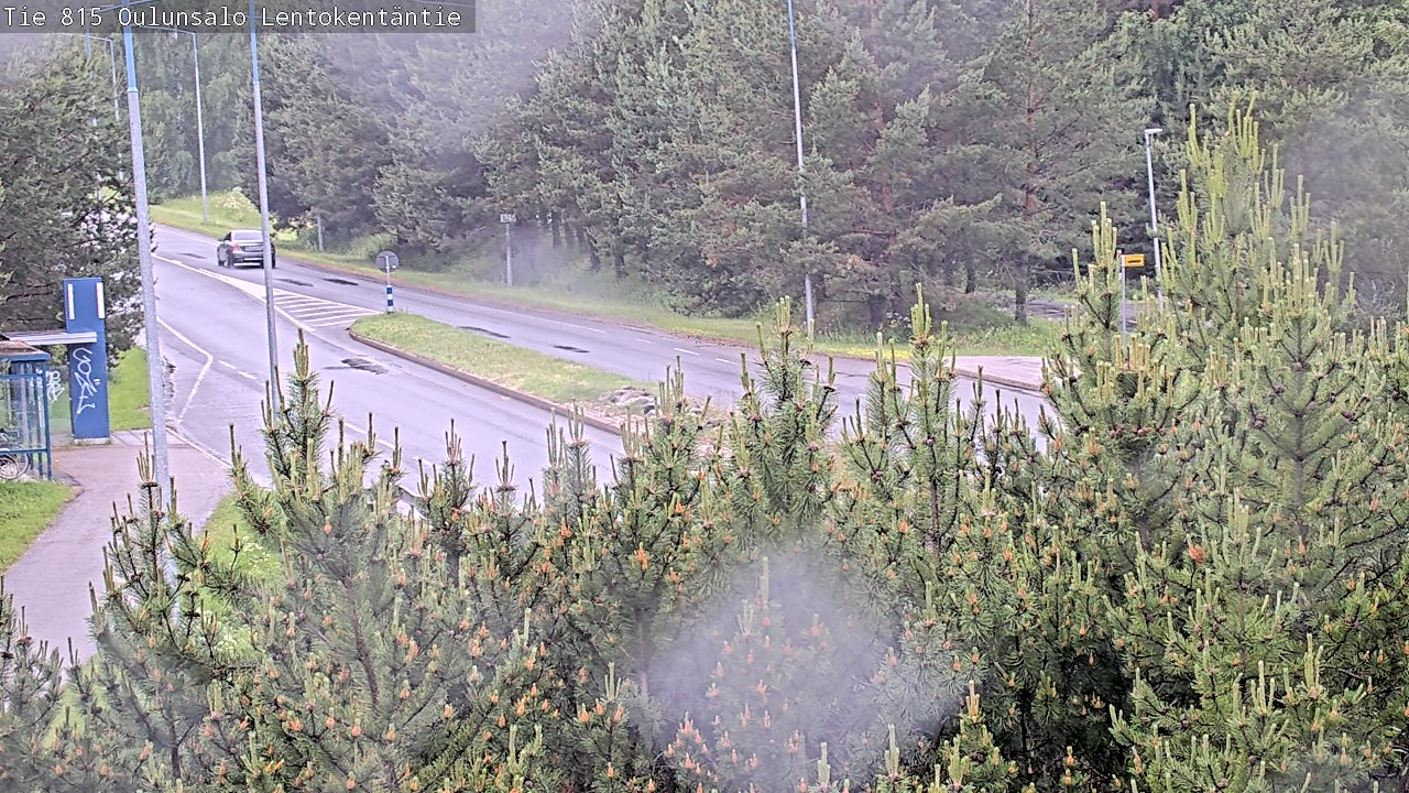 Kelikamerat Kuva Tie 816 Oulunsalo, Lentokentäntie, Oulu, Pohjois-Pohjanmaa