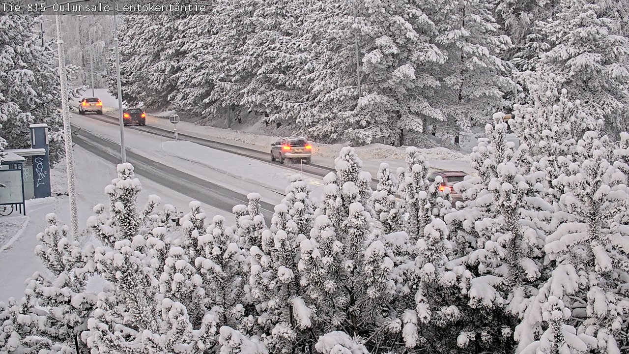 Kelikamerat Kuva Tie 816 Oulunsalo, Lentokentäntie, Oulu, Pohjois-Pohjanmaa