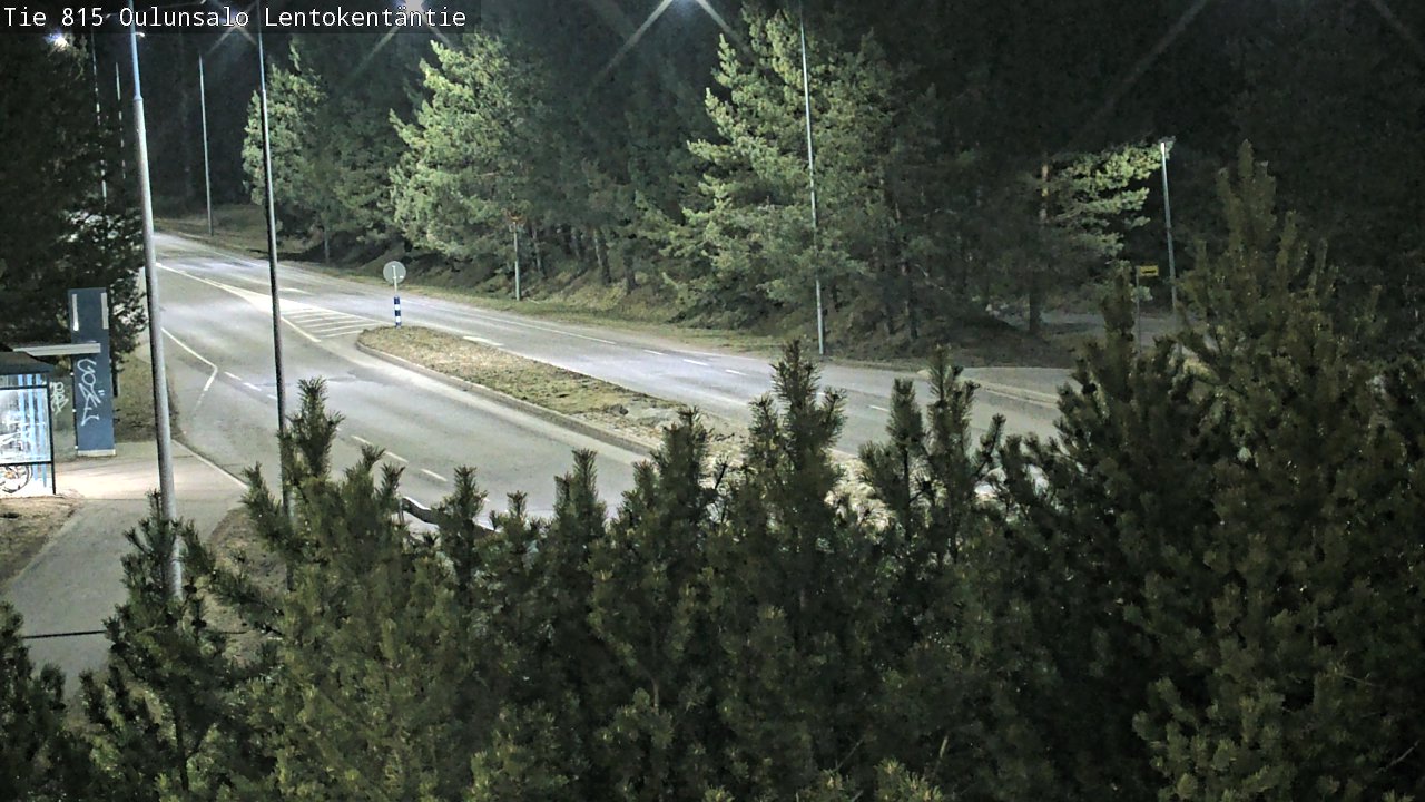 Weather Camera Image Road 816 Oulunsalo, Lentokentäntie, Oulu, Pohjois-Pohjanmaa