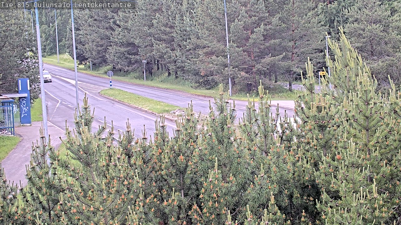 Kelikamerat Kuva Tie 816 Oulunsalo, Lentokentäntie, Oulu, Pohjois-Pohjanmaa