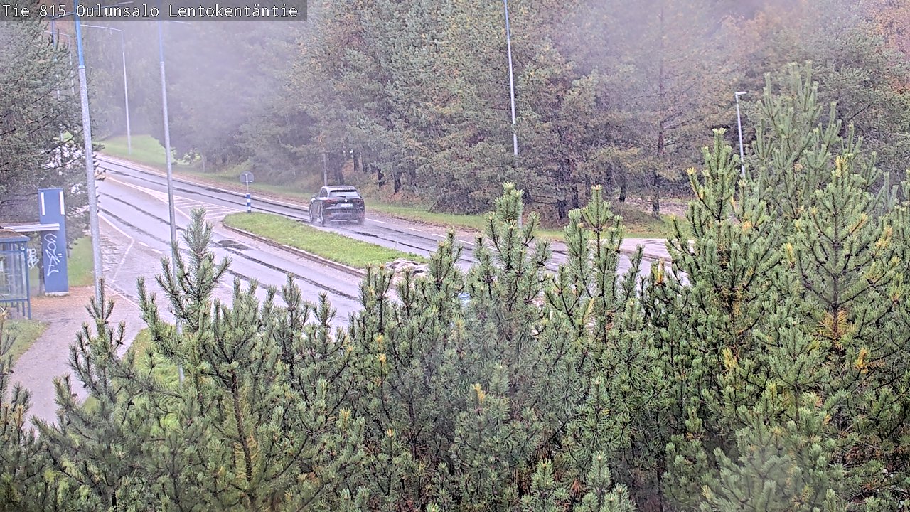 Weather Camera Image Road 816 Oulunsalo, Lentokentäntie, Oulu, Pohjois-Pohjanmaa