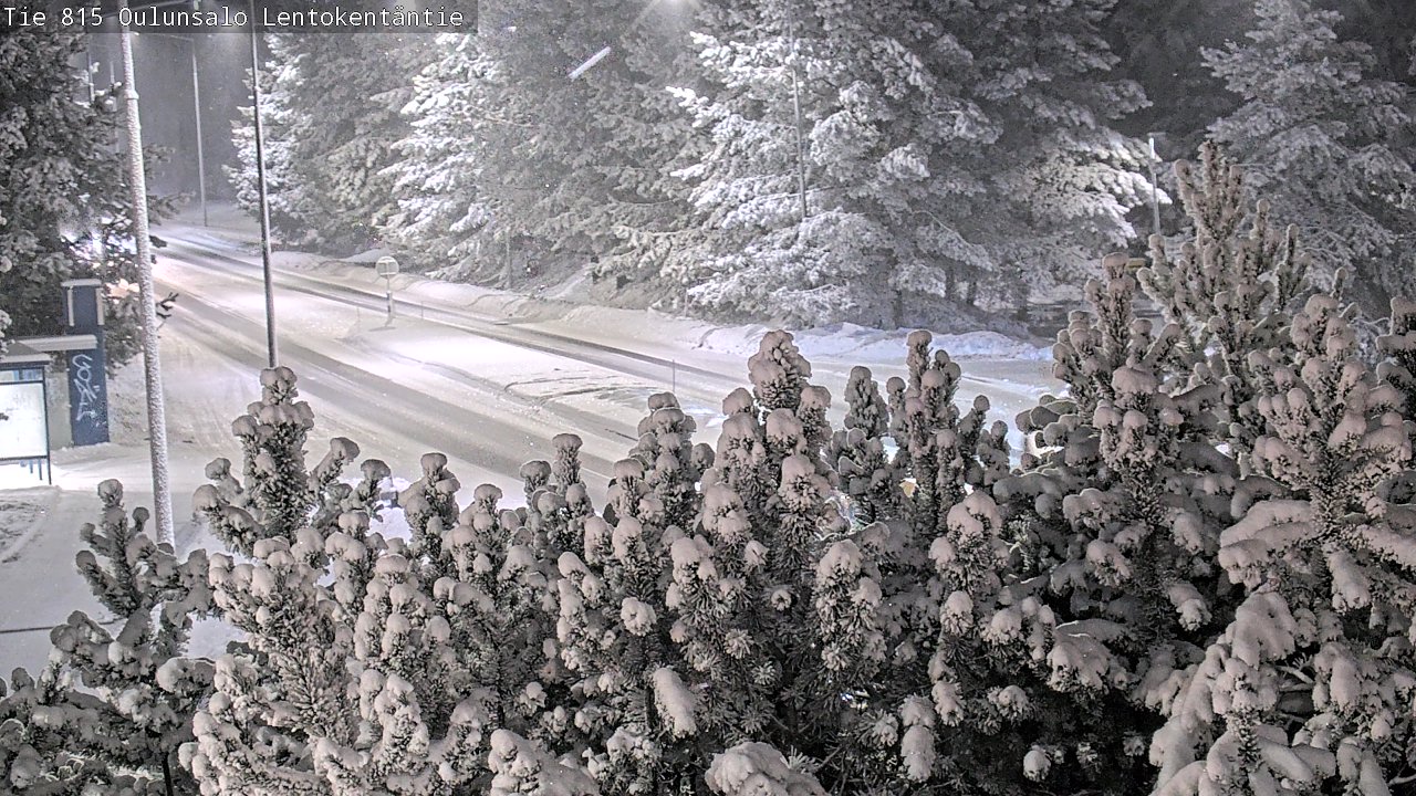 Kelikamerat Kuva Tie 816 Oulunsalo, Lentokentäntie, Oulu, Pohjois-Pohjanmaa