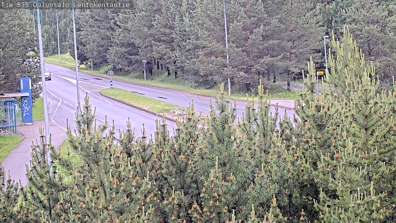 Kelikamerat Kuva Tie 816 Oulunsalo, Lentokentäntie, Oulu, Pohjois-Pohjanmaa