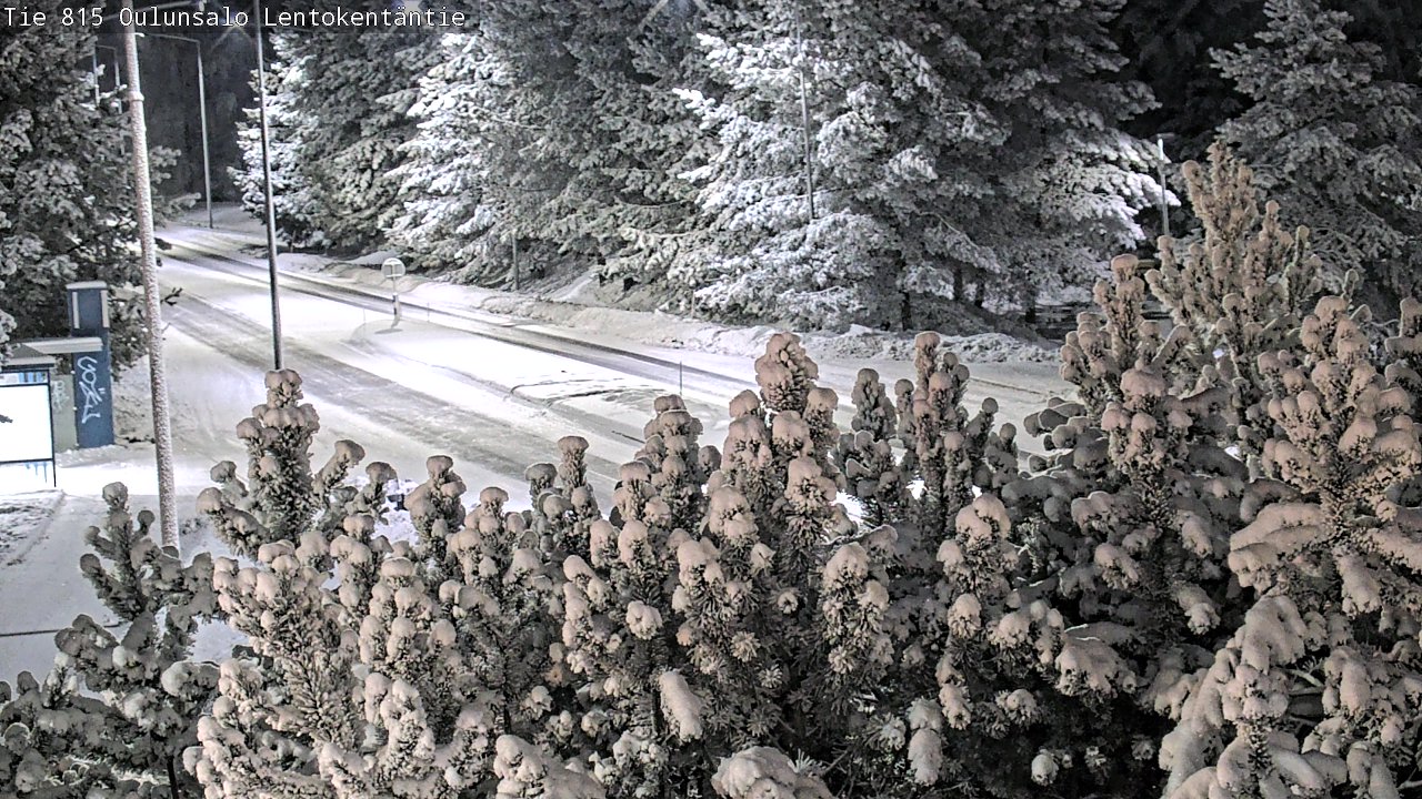 Kelikamerat Kuva Tie 816 Oulunsalo, Lentokentäntie, Oulu, Pohjois-Pohjanmaa