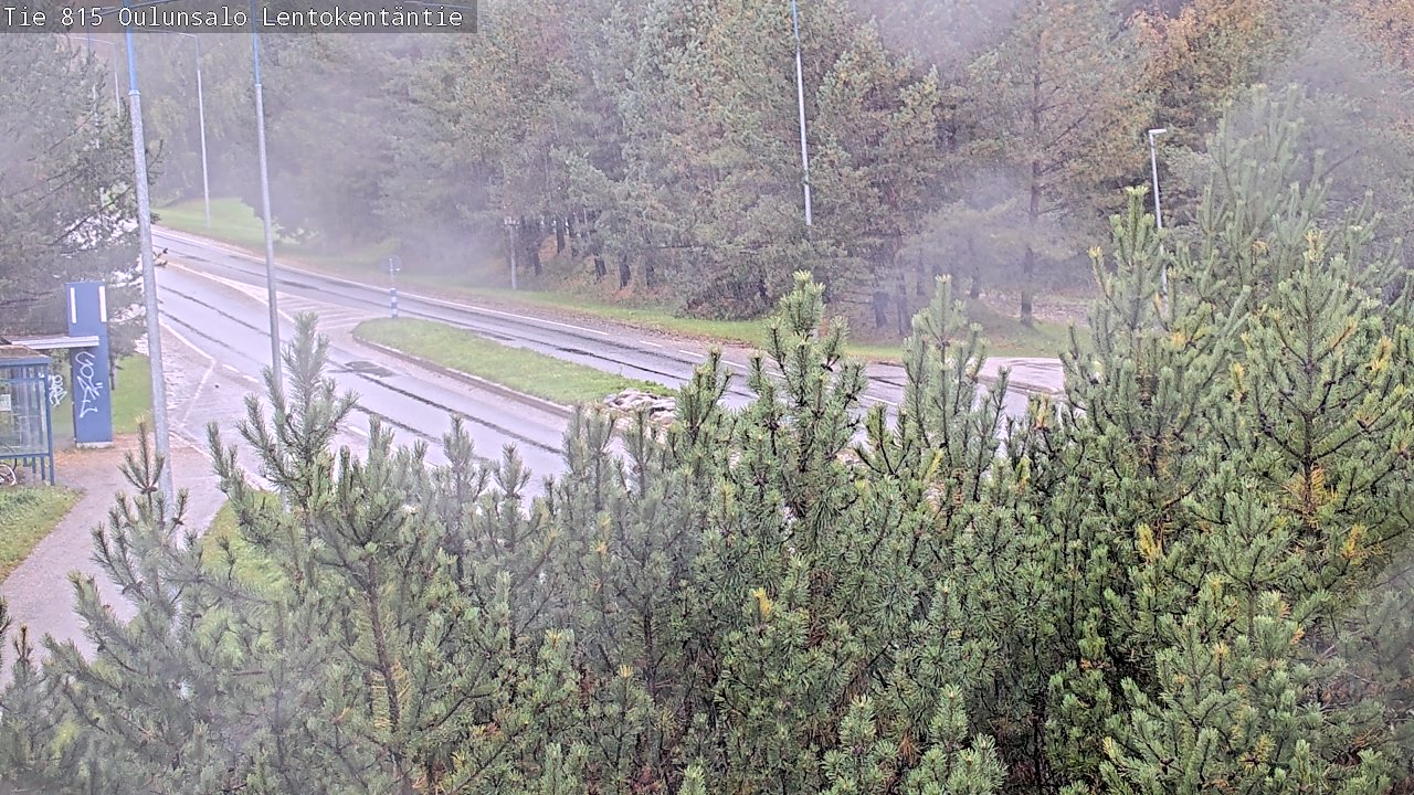 Weather Camera Image Road 816 Oulunsalo, Lentokentäntie, Oulu, Pohjois-Pohjanmaa