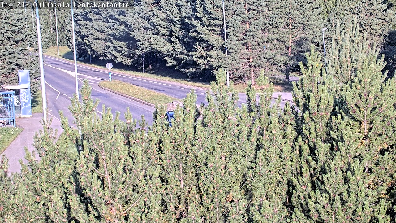 Weather Camera Image Road 816 Oulunsalo, Lentokentäntie, Oulu, Pohjois-Pohjanmaa