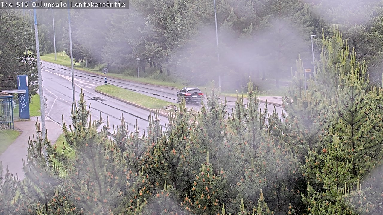 Weather Camera Image Väg 816 Uleåsalo, Lentokentäntie, Oulu, Pohjois-Pohjanmaa