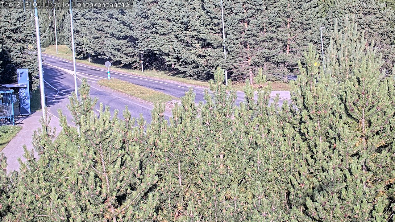 Weather Camera Image Road 816 Oulunsalo, Lentokentäntie, Oulu, Pohjois-Pohjanmaa