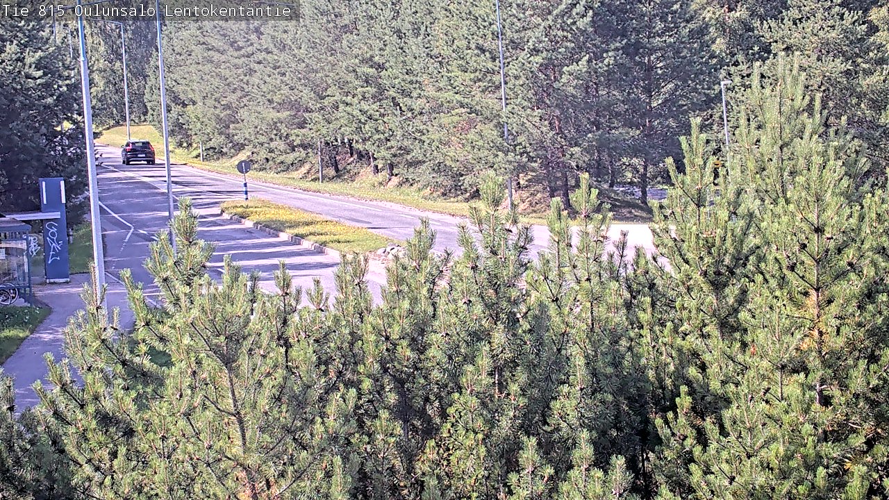 Kelikamerat Kuva Tie 816 Oulunsalo, Lentokentäntie, Oulu, Pohjois-Pohjanmaa