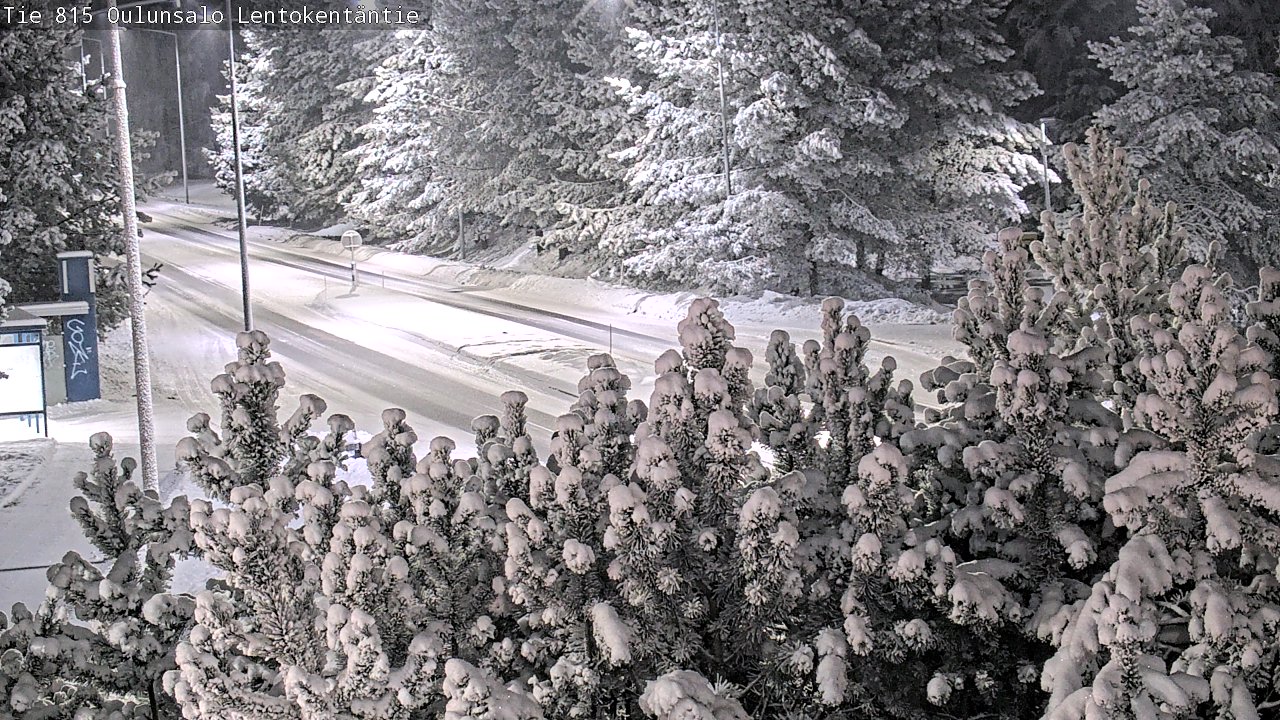 Kelikamerat Kuva Tie 816 Oulunsalo, Lentokentäntie, Oulu, Pohjois-Pohjanmaa