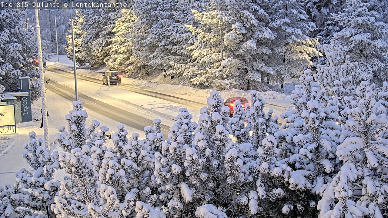 Kelikamerat Kuva Tie 816 Oulunsalo, Lentokentäntie, Oulu, Pohjois-Pohjanmaa
