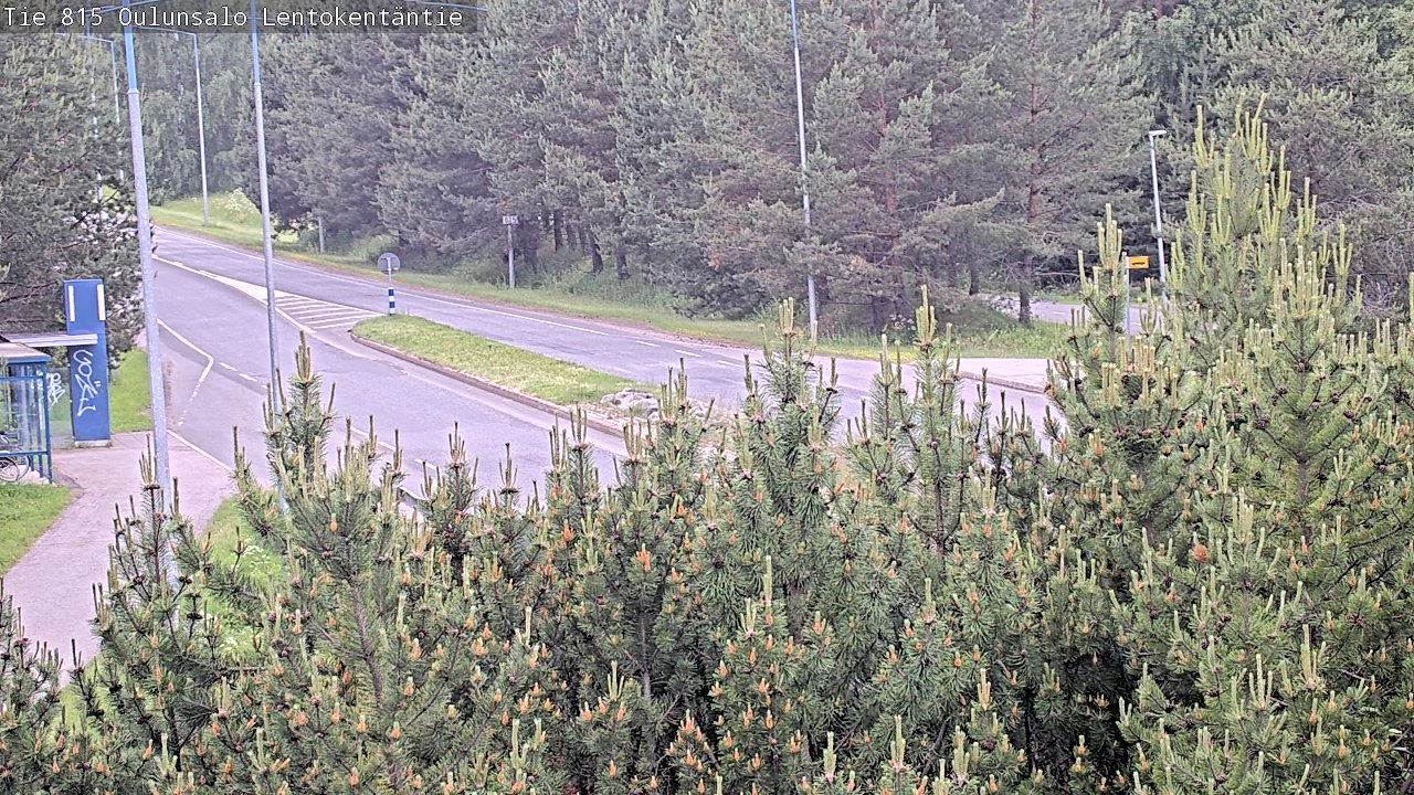 Kelikamerat Kuva Tie 816 Oulunsalo, Lentokentäntie, Oulu, Pohjois-Pohjanmaa