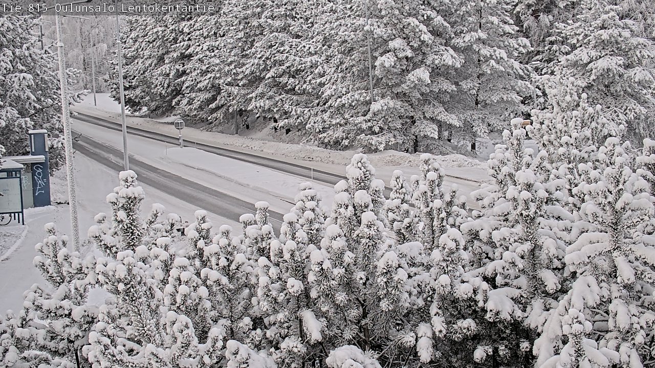 Kelikamerat Kuva Tie 816 Oulunsalo, Lentokentäntie, Oulu, Pohjois-Pohjanmaa