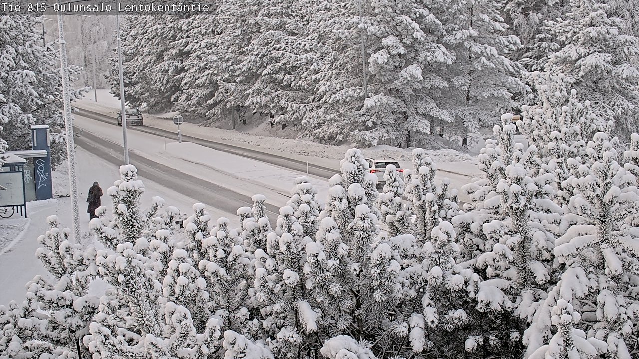Kelikamerat Kuva Tie 816 Oulunsalo, Lentokentäntie, Oulu, Pohjois-Pohjanmaa
