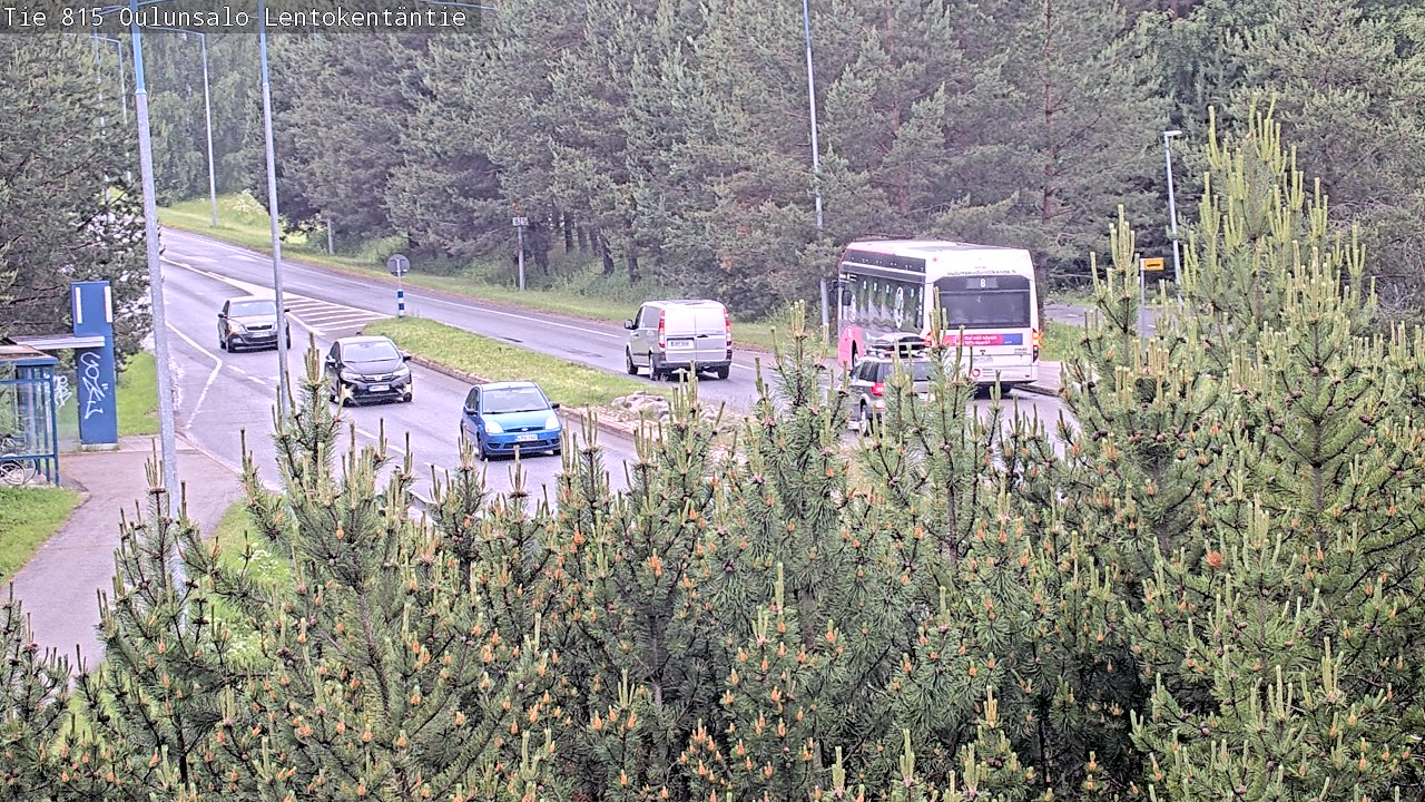 Kelikamerat Kuva Tie 816 Oulunsalo, Lentokentäntie, Oulu, Pohjois-Pohjanmaa