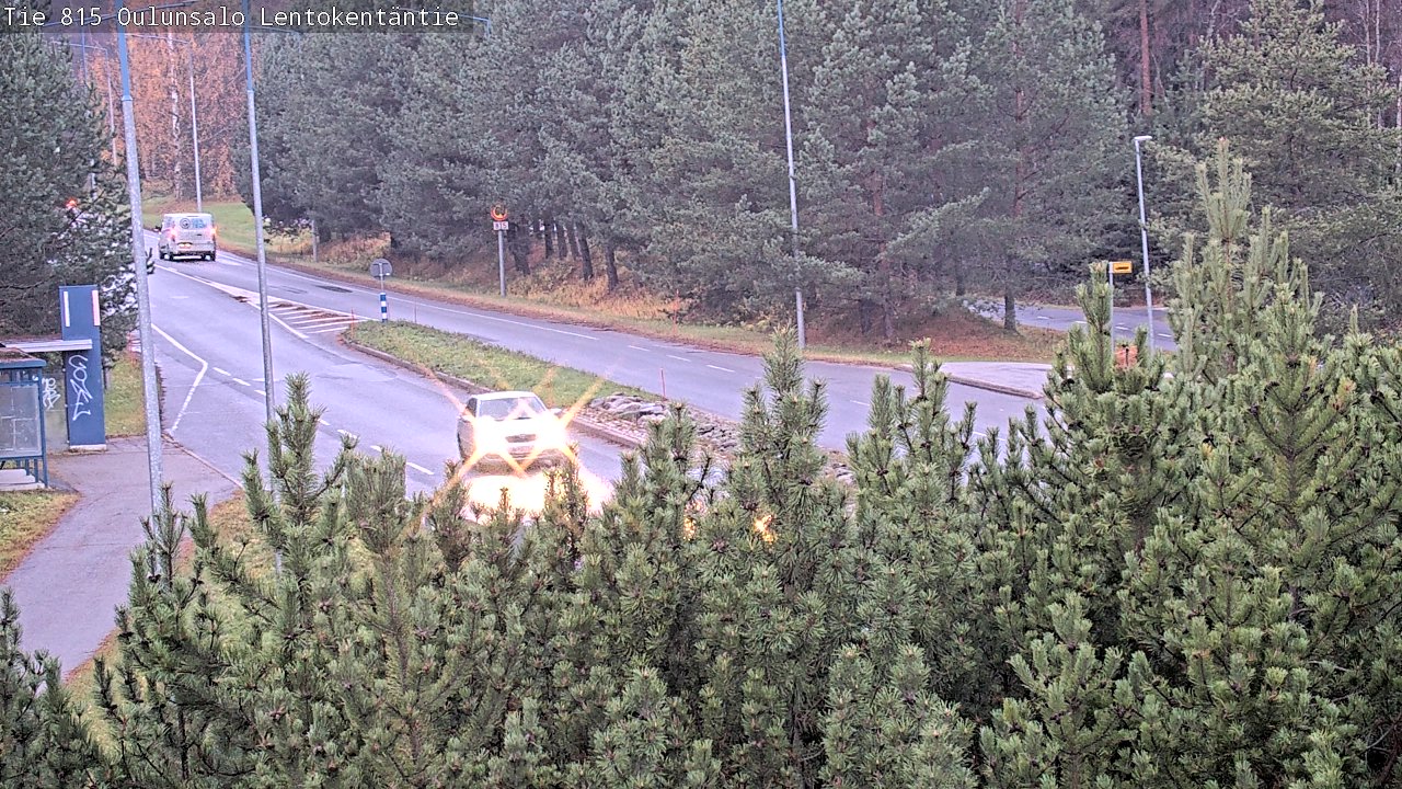 Kelikamerat Kuva Tie 816 Oulunsalo, Lentokentäntie, Oulu, Pohjois-Pohjanmaa