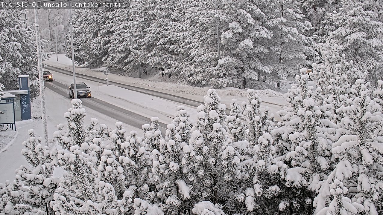 Kelikamerat Kuva Tie 816 Oulunsalo, Lentokentäntie, Oulu, Pohjois-Pohjanmaa