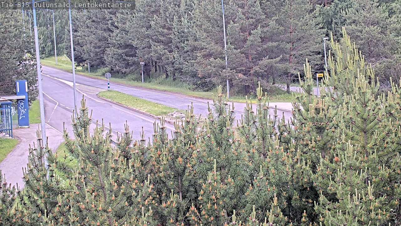 Kelikamerat Kuva Tie 816 Oulunsalo, Lentokentäntie, Oulu, Pohjois-Pohjanmaa