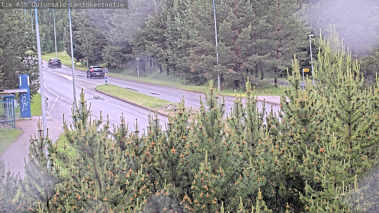 Weather Camera Image Road 816 Oulunsalo, Lentokentäntie, Oulu, Pohjois-Pohjanmaa