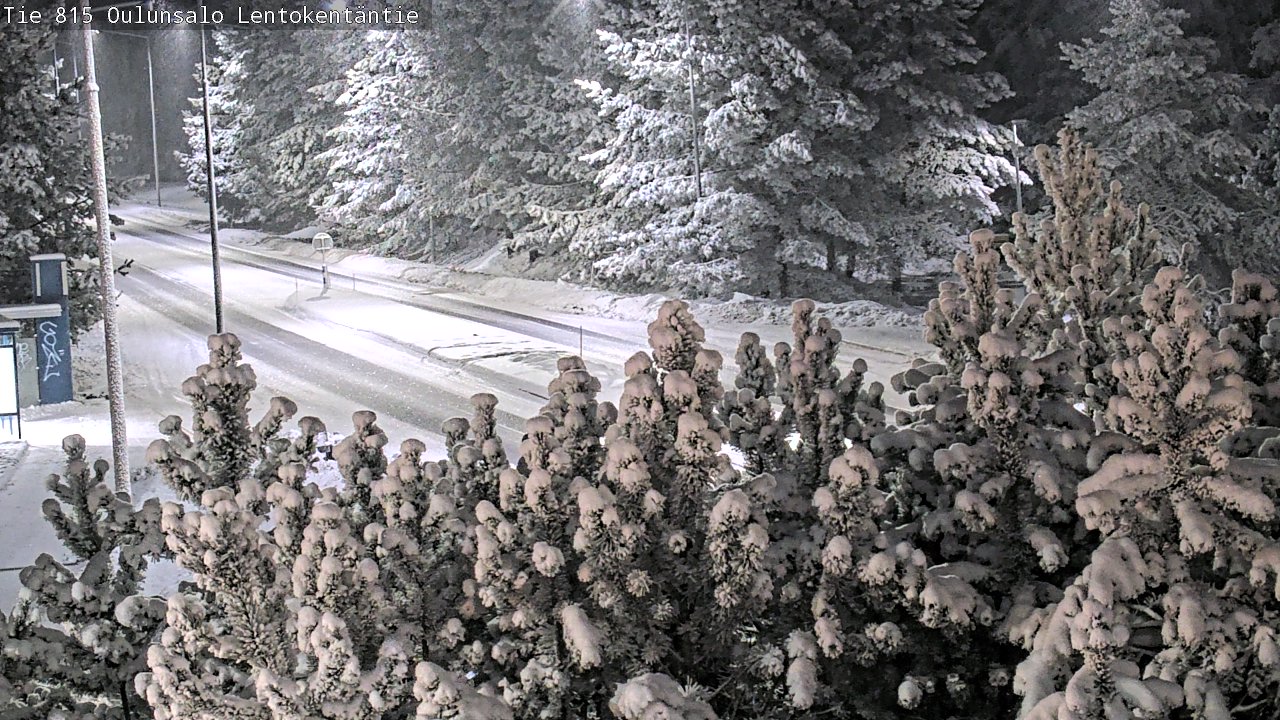 Kelikamerat Kuva Tie 816 Oulunsalo, Lentokentäntie, Oulu, Pohjois-Pohjanmaa