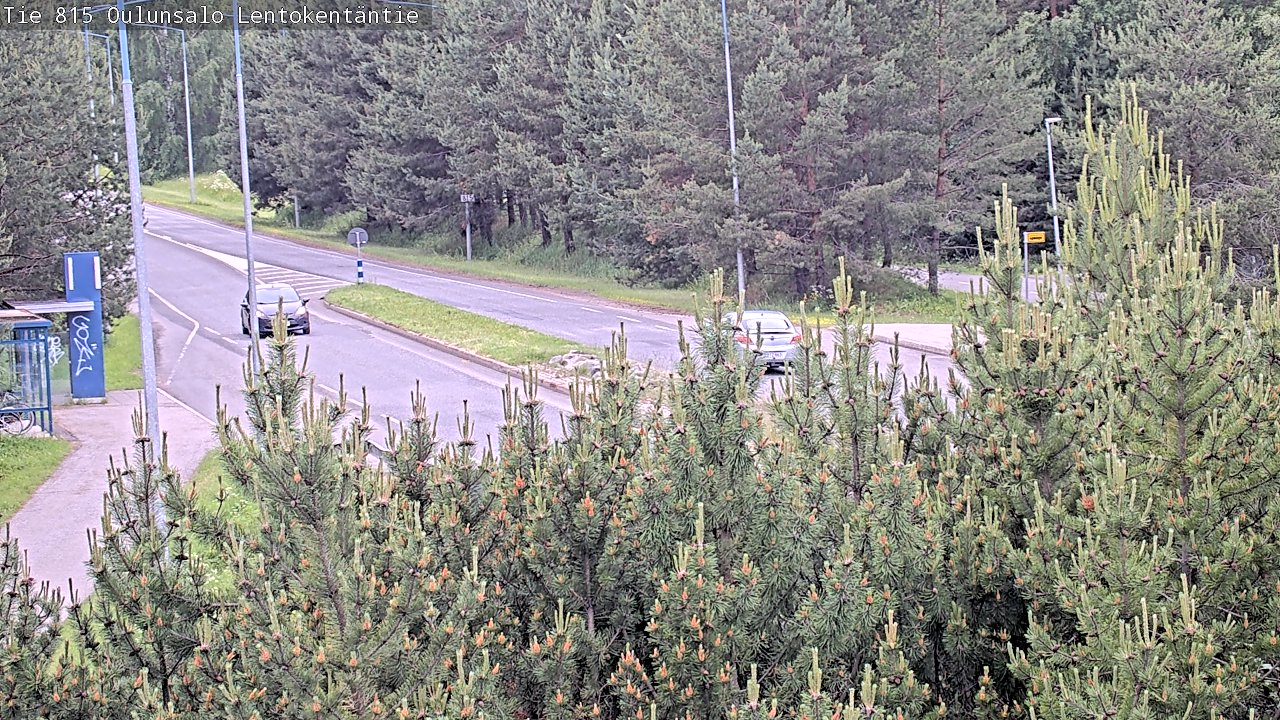 Kelikamerat Kuva Tie 816 Oulunsalo, Lentokentäntie, Oulu, Pohjois-Pohjanmaa