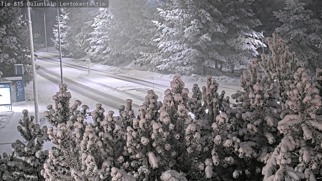 Kelikamerat Kuva Tie 816 Oulunsalo, Lentokentäntie, Oulu, Pohjois-Pohjanmaa