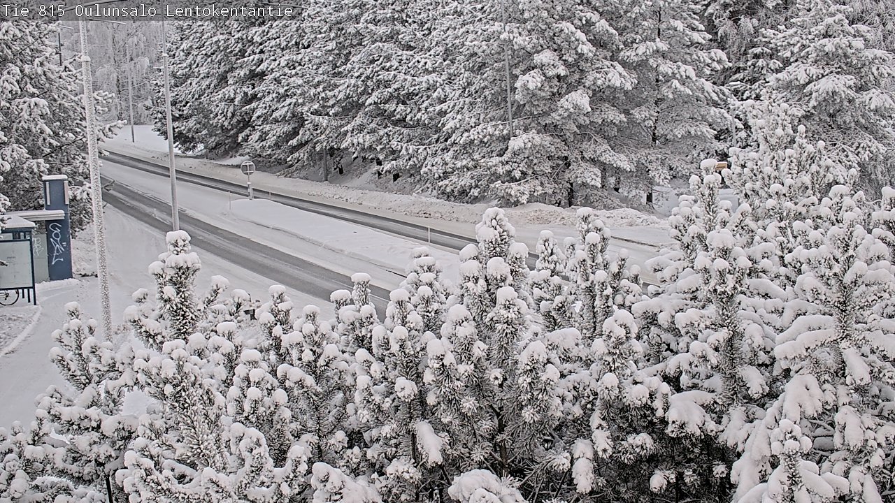 Kelikamerat Kuva Tie 816 Oulunsalo, Lentokentäntie, Oulu, Pohjois-Pohjanmaa