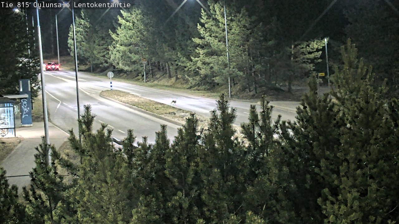 Weather Camera Image Road 816 Oulunsalo, Lentokentäntie, Oulu, Pohjois-Pohjanmaa